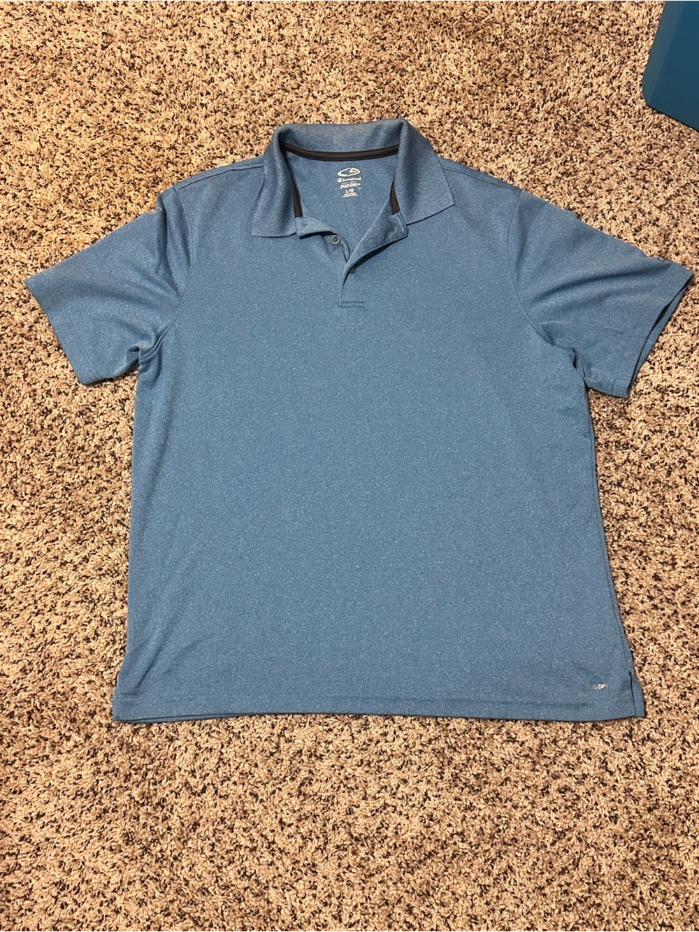 Men's Blue Performance Polo Shirt